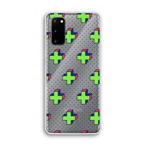 CaseCompany 8-bit N°10: Samsung Galaxy S20 Transparant Hoesje