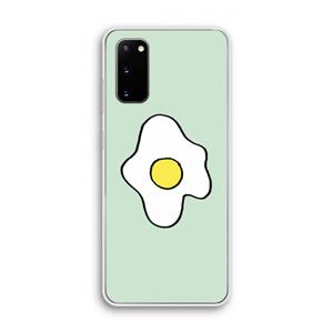 CaseCompany Spiegelei: Samsung Galaxy S20 Transparant Hoesje