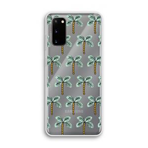 CaseCompany Paradise: Samsung Galaxy S20 Transparant Hoesje
