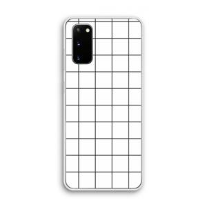 CaseCompany Rooster: Samsung Galaxy S20 Transparant Hoesje