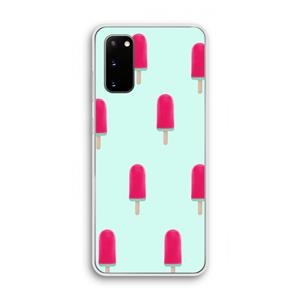 CaseCompany Waterijsje: Samsung Galaxy S20 Transparant Hoesje
