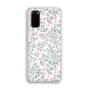CaseCompany Sierlijke bloemen: Samsung Galaxy S20 Transparant Hoesje