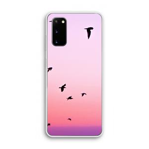 CaseCompany Fly away: Samsung Galaxy S20 Transparant Hoesje