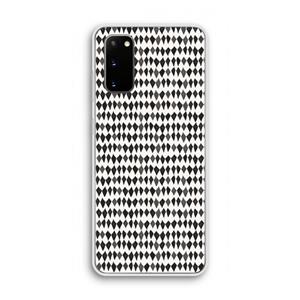 CaseCompany Crazy shapes: Samsung Galaxy S20 Transparant Hoesje