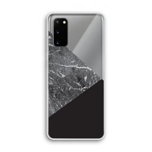 CaseCompany Combinatie marmer: Samsung Galaxy S20 Transparant Hoesje