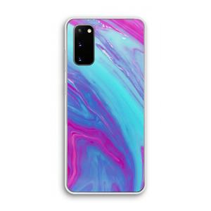 CaseCompany Zweverige regenboog: Samsung Galaxy S20 Transparant Hoesje