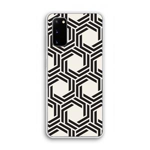 CaseCompany Geometrisch patroon: Samsung Galaxy S20 Transparant Hoesje