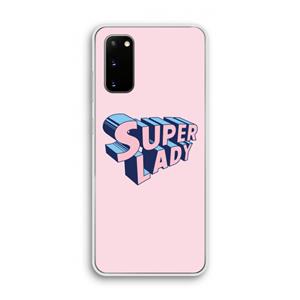 CaseCompany Superlady: Samsung Galaxy S20 Transparant Hoesje