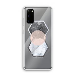 CaseCompany Creatieve toets: Samsung Galaxy S20 Transparant Hoesje
