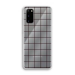 CaseCompany Rooster: Samsung Galaxy S20 Transparant Hoesje