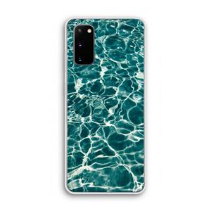CaseCompany Weerkaatsing water: Samsung Galaxy S20 Transparant Hoesje