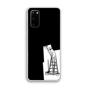 CaseCompany Musketon Painter: Samsung Galaxy S20 Transparant Hoesje