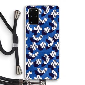 CaseCompany 8-bit N°5: Samsung Galaxy S20 Plus Transparant Hoesje met koord