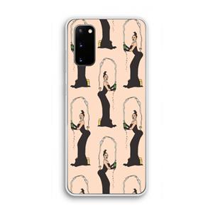 CaseCompany Pop Some Kim: Samsung Galaxy S20 Transparant Hoesje