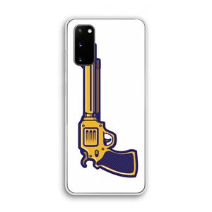 CaseCompany Pew Pew Pew: Samsung Galaxy S20 Transparant Hoesje