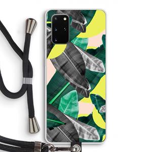 CaseCompany Fantasie jungle: Samsung Galaxy S20 Plus Transparant Hoesje met koord