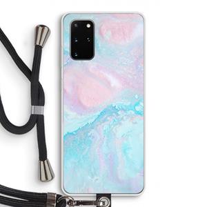 CaseCompany Fantasie pastel: Samsung Galaxy S20 Plus Transparant Hoesje met koord