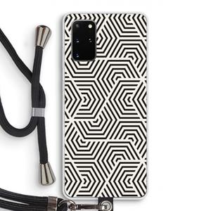 CaseCompany Magic pattern: Samsung Galaxy S20 Plus Transparant Hoesje met koord