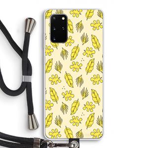 CaseCompany Herfst: Samsung Galaxy S20 Plus Transparant Hoesje met koord
