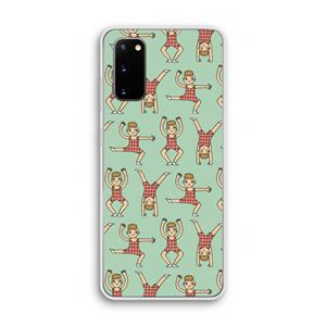 CaseCompany Gymboys: Samsung Galaxy S20 Transparant Hoesje