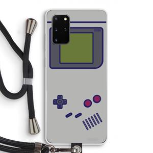 CaseCompany Game On: Samsung Galaxy S20 Plus Transparant Hoesje met koord