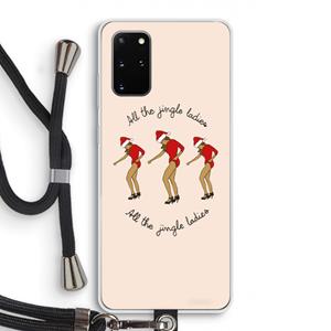 CaseCompany Jingle Ladies: Samsung Galaxy S20 Plus Transparant Hoesje met koord
