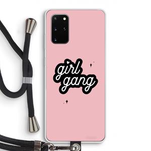 CaseCompany Girl Gang: Samsung Galaxy S20 Plus Transparant Hoesje met koord