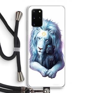 CaseCompany Child Of Light: Samsung Galaxy S20 Plus Transparant Hoesje met koord