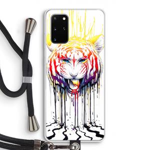 CaseCompany Fading: Samsung Galaxy S20 Plus Transparant Hoesje met koord