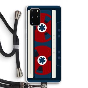 CaseCompany Here's your tape: Samsung Galaxy S20 Plus Transparant Hoesje met koord