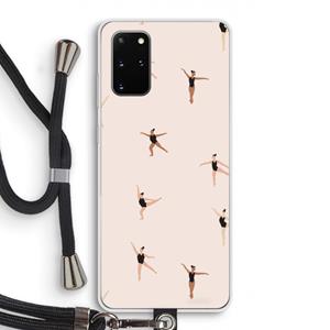 CaseCompany Dancing #1: Samsung Galaxy S20 Plus Transparant Hoesje met koord