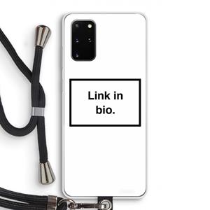 CaseCompany Link in bio: Samsung Galaxy S20 Plus Transparant Hoesje met koord