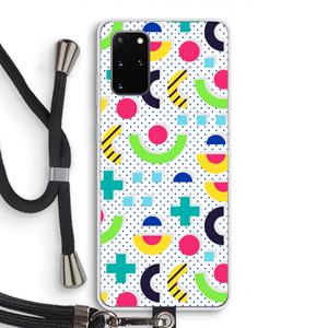 CaseCompany 8-bit N°1: Samsung Galaxy S20 Plus Transparant Hoesje met koord