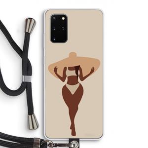 CaseCompany Let's get salty: Samsung Galaxy S20 Plus Transparant Hoesje met koord