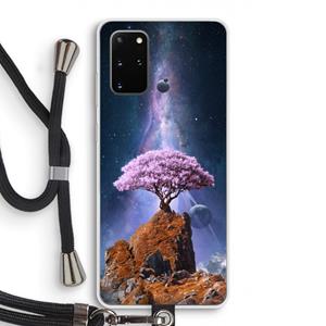 CaseCompany Ambition: Samsung Galaxy S20 Plus Transparant Hoesje met koord