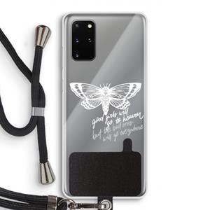 CaseCompany Good or bad: Samsung Galaxy S20 Plus Transparant Hoesje met koord
