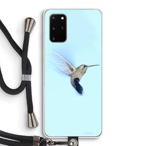 CaseCompany Kolibri: Samsung Galaxy S20 Plus Transparant Hoesje met koord