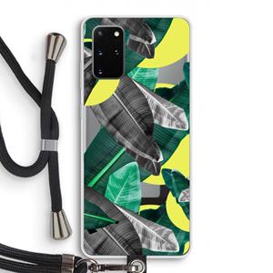 CaseCompany Fantasie jungle: Samsung Galaxy S20 Plus Transparant Hoesje met koord