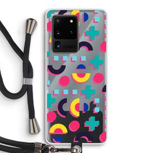 CaseCompany 8-bit N°2: Samsung Galaxy S20 Ultra Transparant Hoesje met koord