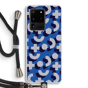 CaseCompany 8-bit N°5: Samsung Galaxy S20 Ultra Transparant Hoesje met koord