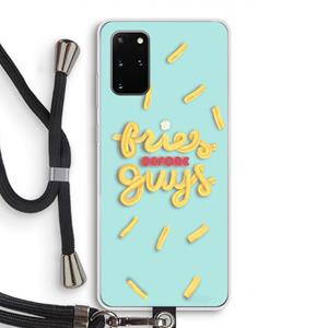 CaseCompany Always fries: Samsung Galaxy S20 Plus Transparant Hoesje met koord