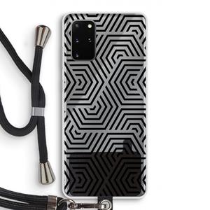 CaseCompany Magic pattern: Samsung Galaxy S20 Plus Transparant Hoesje met koord