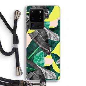 CaseCompany Fantasie jungle: Samsung Galaxy S20 Ultra Transparant Hoesje met koord