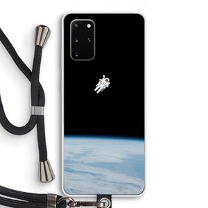 CaseCompany Alone in Space: Samsung Galaxy S20 Plus Transparant Hoesje met koord