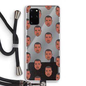 CaseCompany Kanye Call Me℃: Samsung Galaxy S20 Plus Transparant Hoesje met koord
