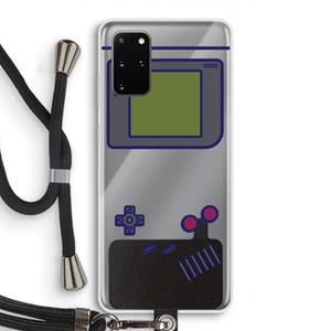 CaseCompany Game On: Samsung Galaxy S20 Plus Transparant Hoesje met koord