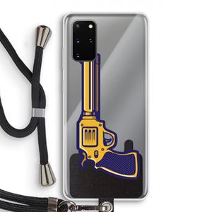 CaseCompany Pew Pew Pew: Samsung Galaxy S20 Plus Transparant Hoesje met koord