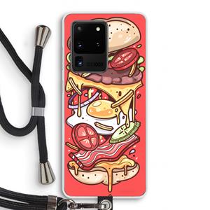 CaseCompany Diet Coke Please: Samsung Galaxy S20 Ultra Transparant Hoesje met koord