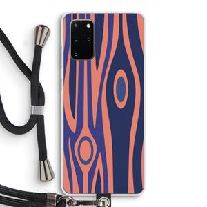 CaseCompany Bast A: Samsung Galaxy S20 Plus Transparant Hoesje met koord