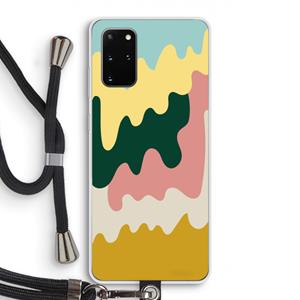 CaseCompany Baar B: Samsung Galaxy S20 Plus Transparant Hoesje met koord